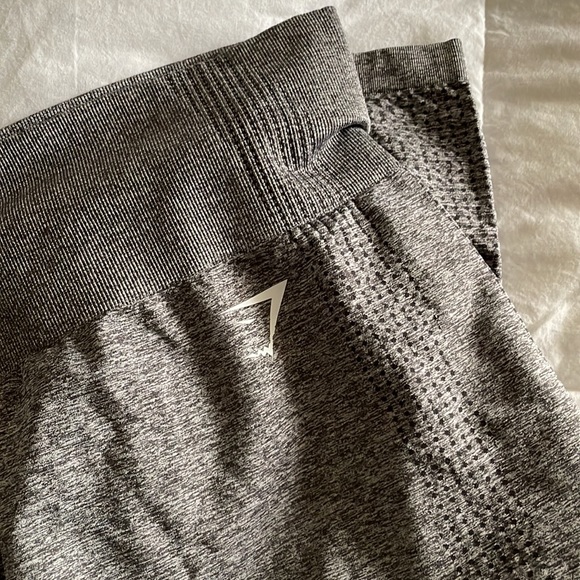 Gym shark vital seamless crop leggings Smokey grey small - Picture 3 of 3